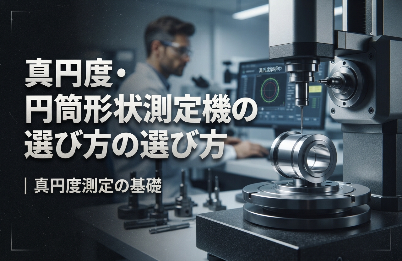 真円度・円筒形状測定機の選び方｜真円度測定の基礎